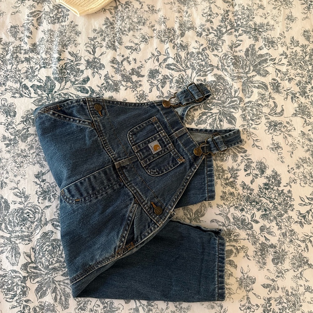 Carhartt Kids Denim Overalls - Blue